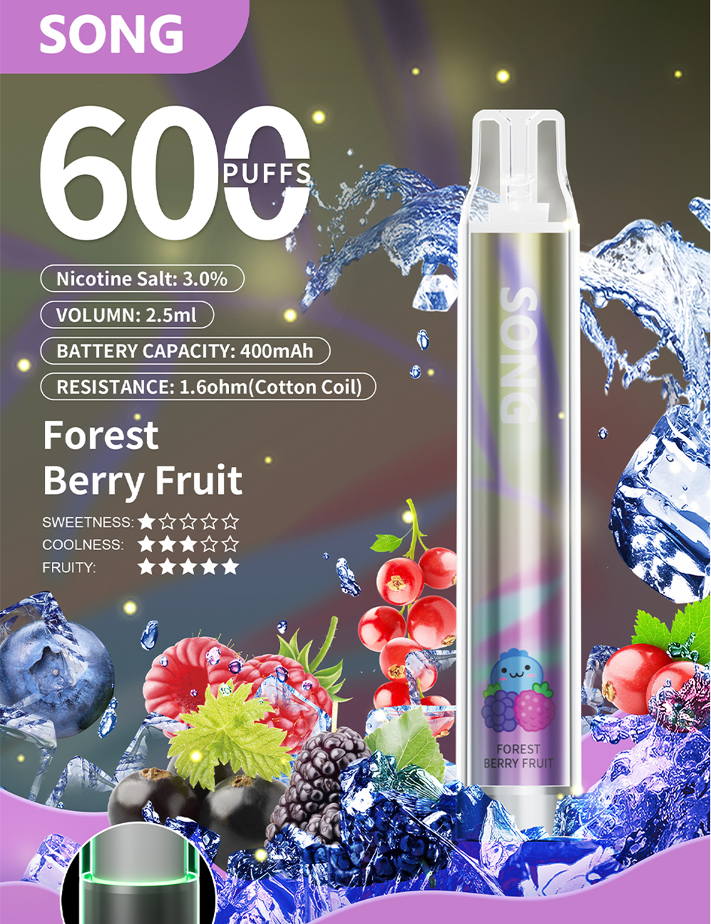 Disposable e-cigarette Firefly Series A02