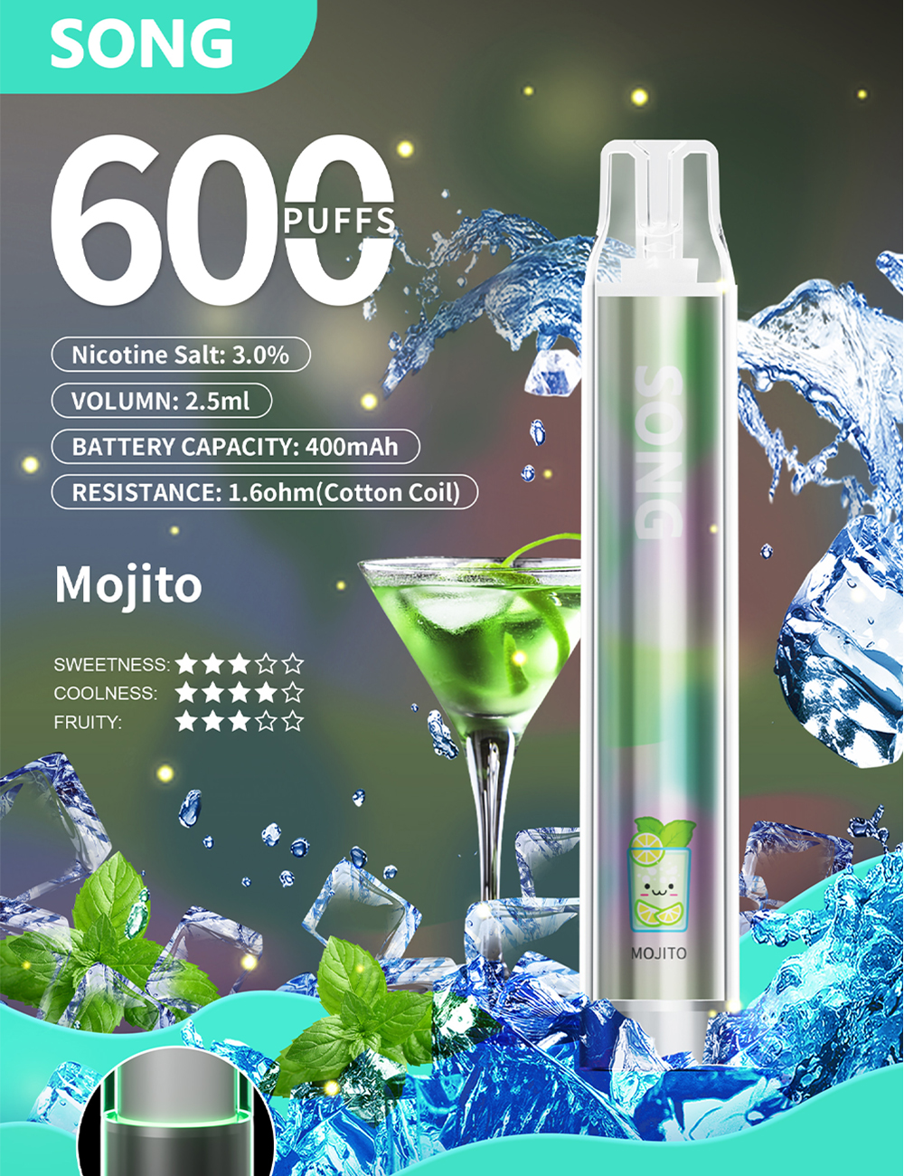 Disposable e-cigarette Firefly Series A02