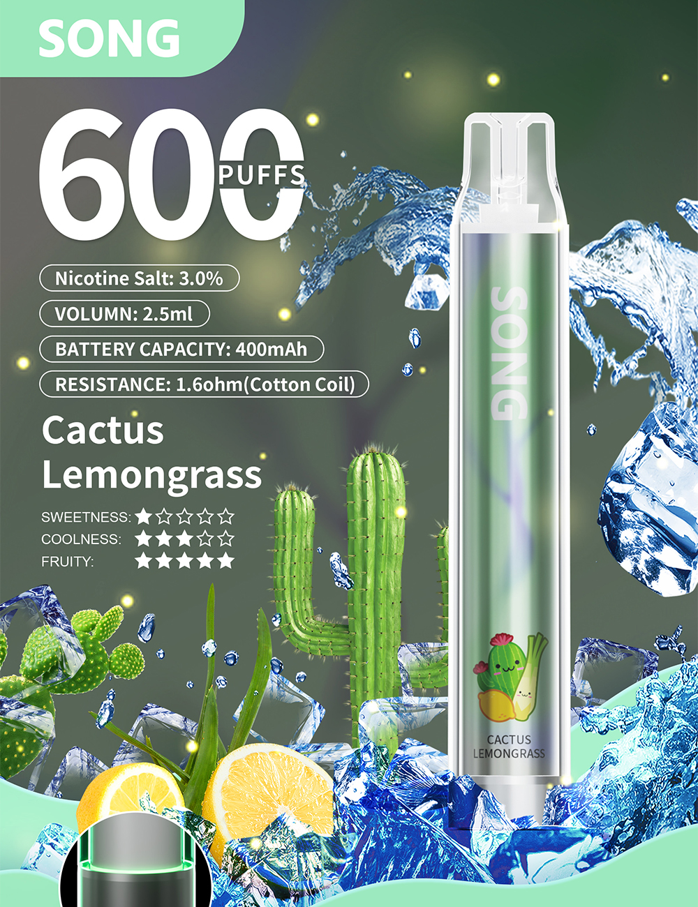 Disposable e-cigarette Firefly Series A02