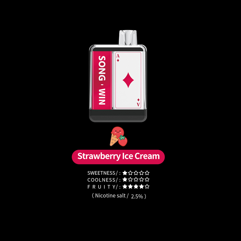 Disposable e-cigarette Poker series Y193C/ MAGIC RED