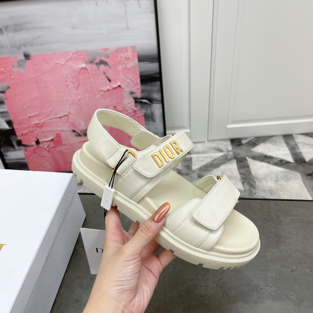 Dior-Velcro sandals