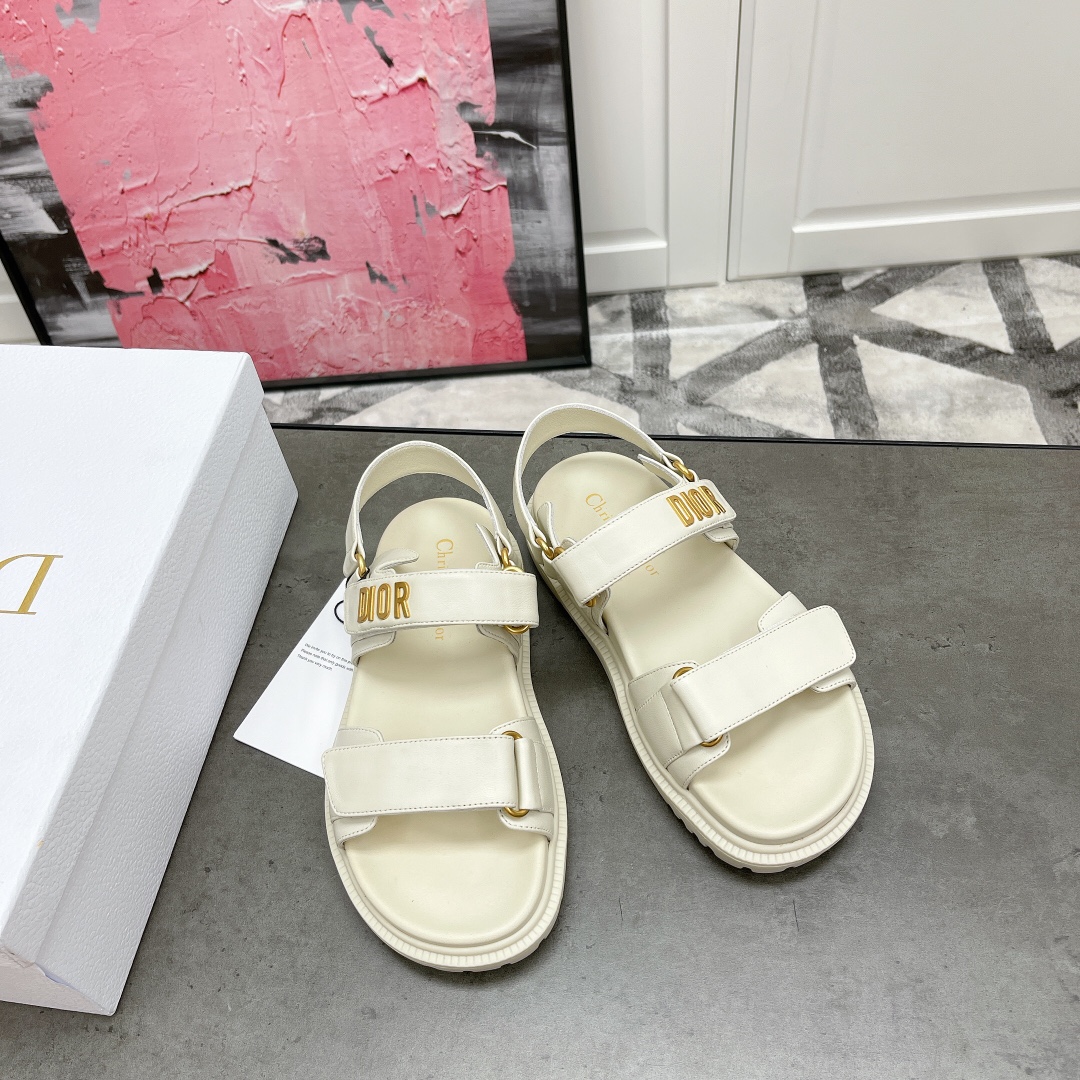 Dior-Velcro sandals
