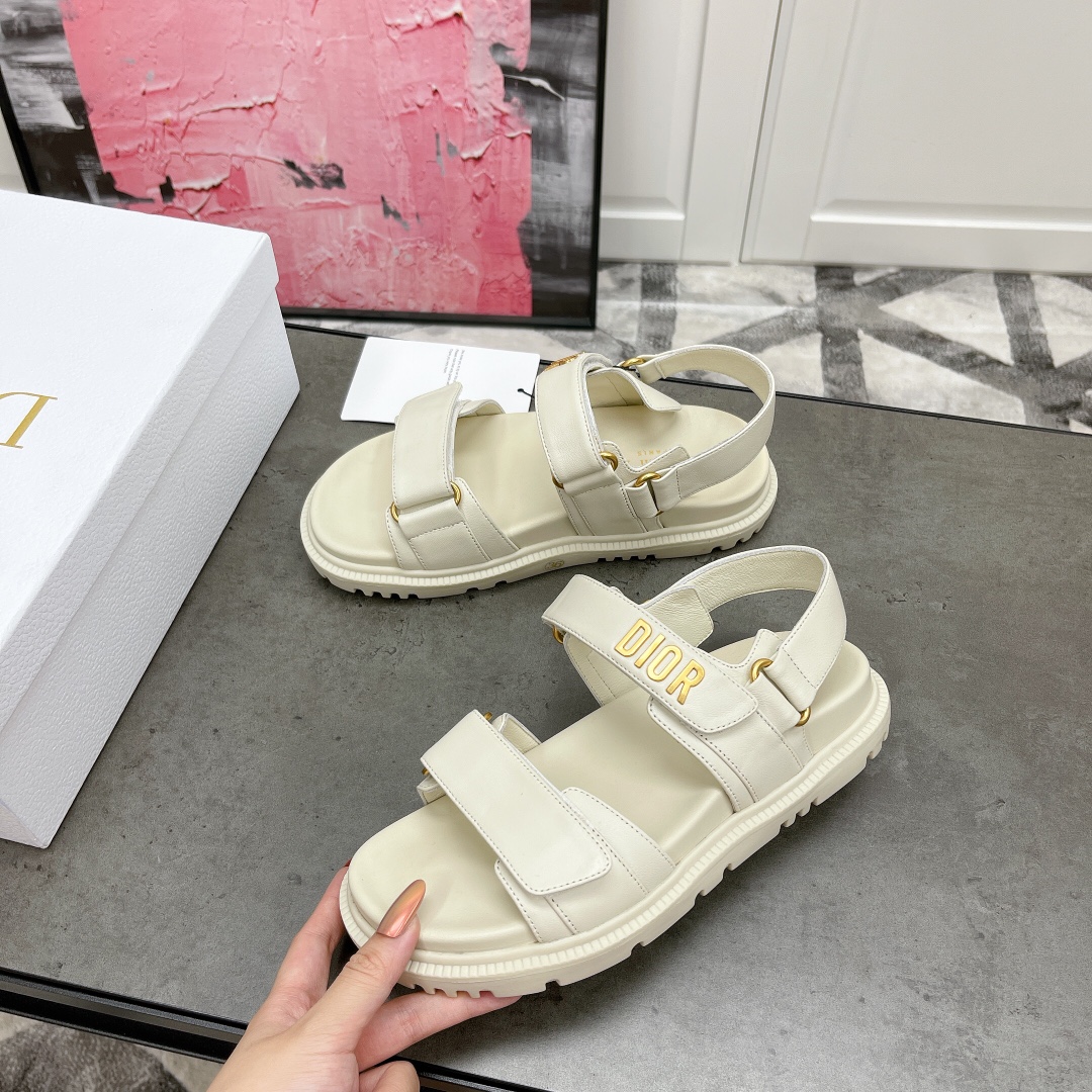 Dior-Velcro sandals