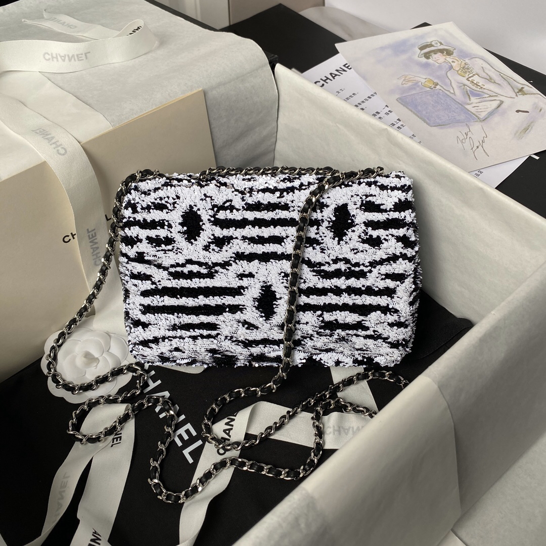 Chanel-Sequin Stripe cf