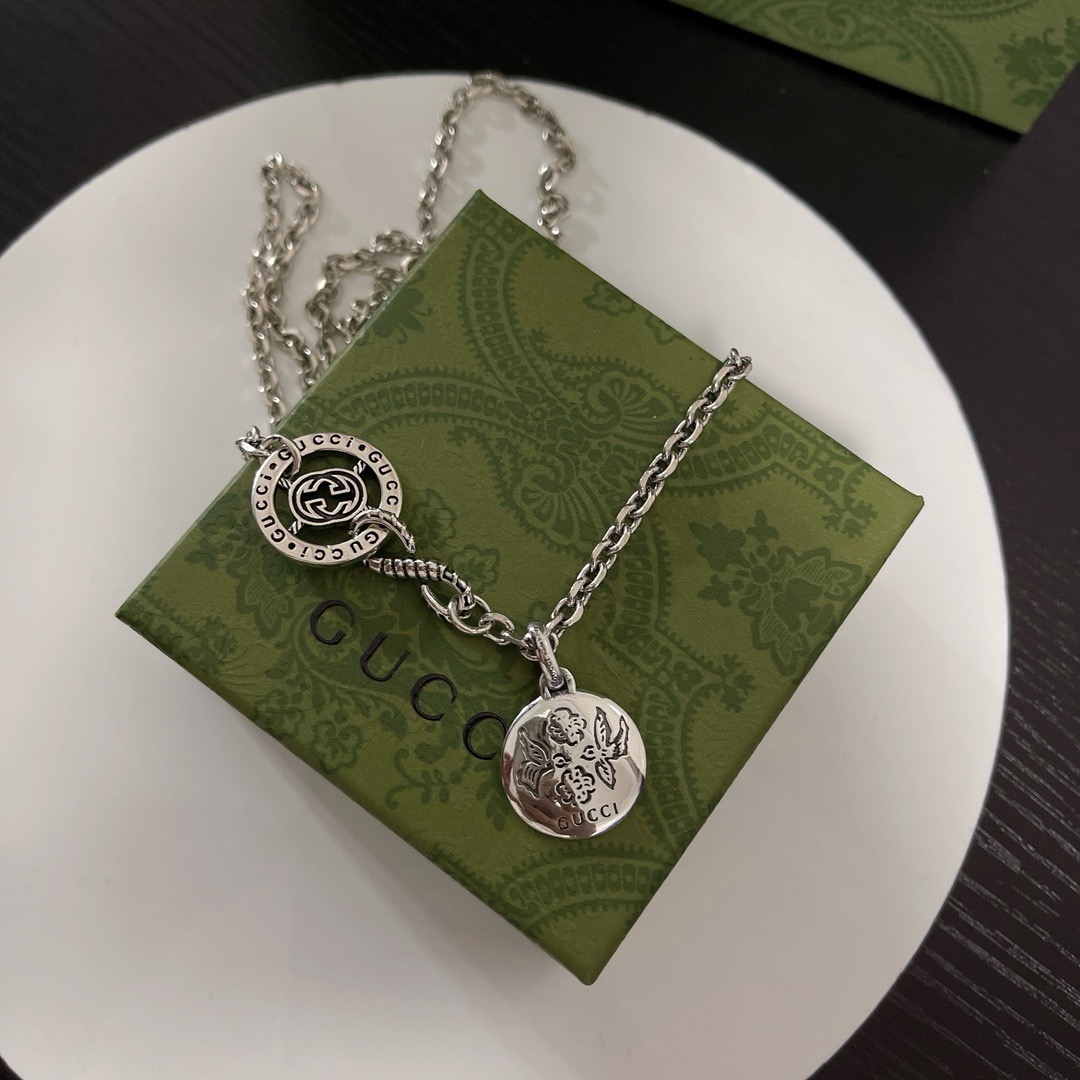 GUCCI-flowers and plants necklace