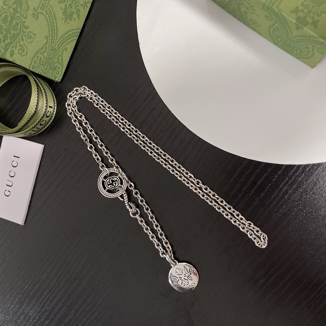 GUCCI-flowers and plants necklace