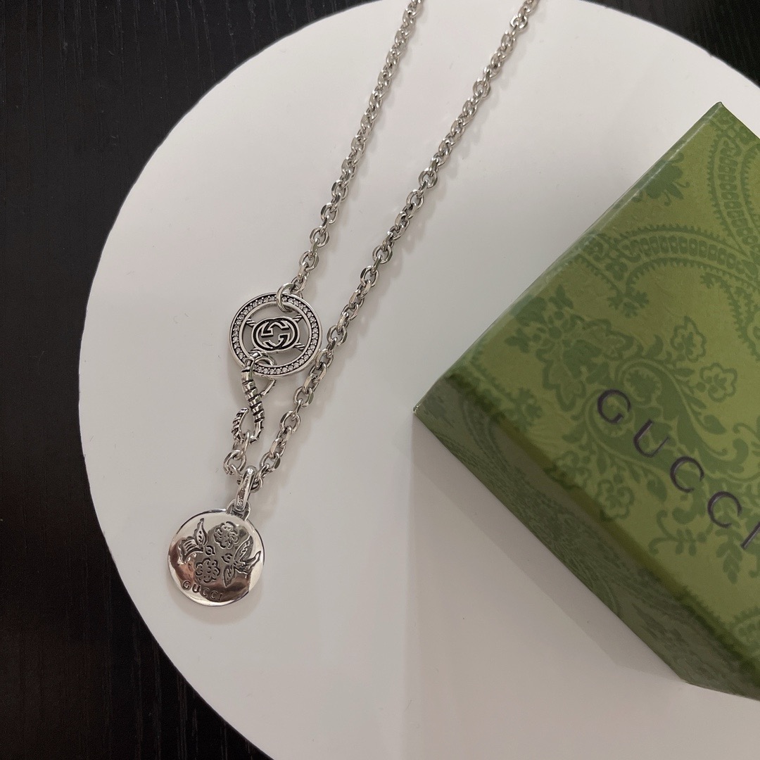 GUCCI-flowers and plants necklace