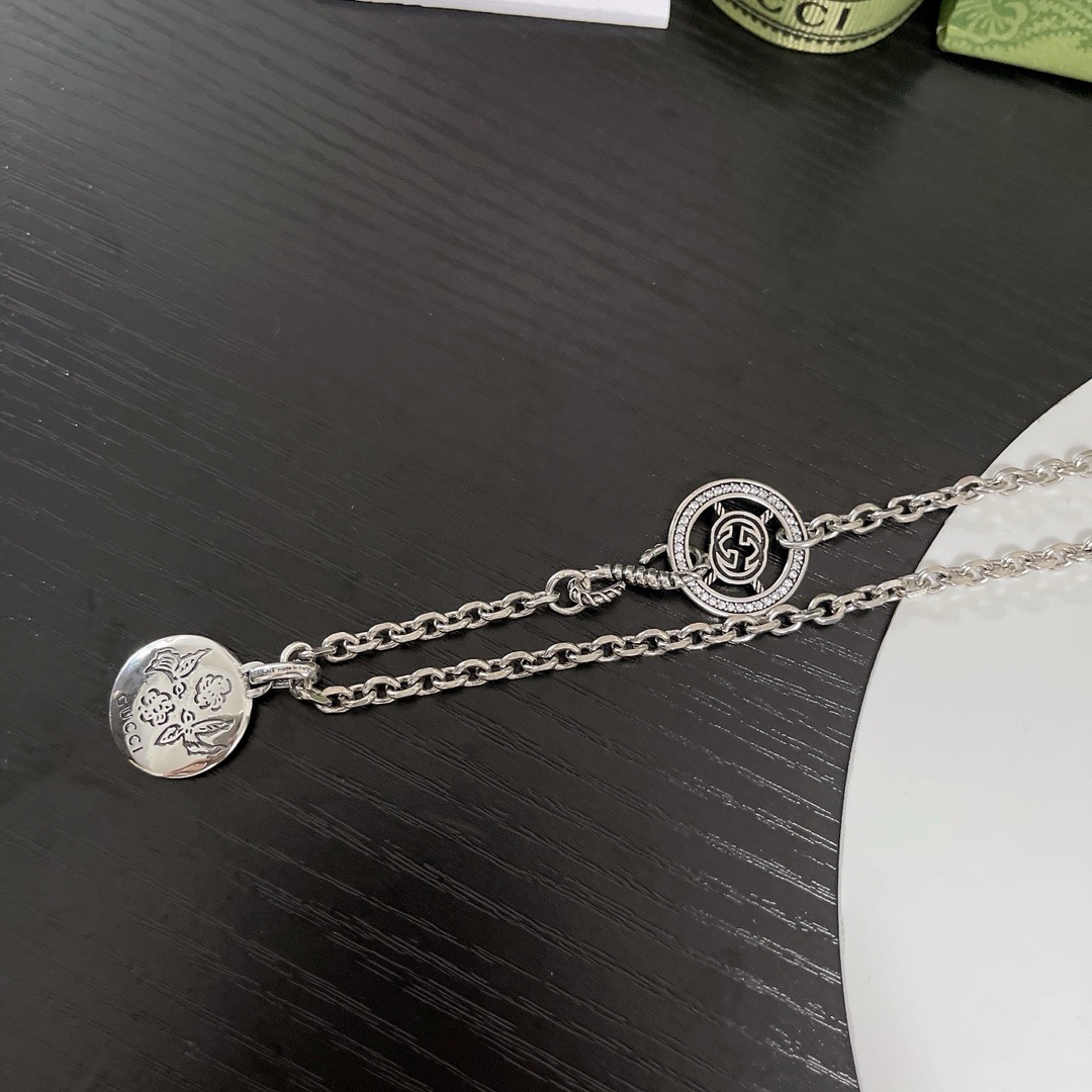 GUCCI-flowers and plants necklace