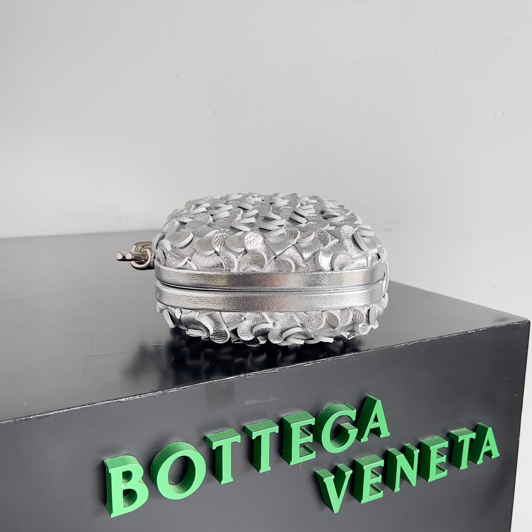 BV-Metallic Woven Evening Bag