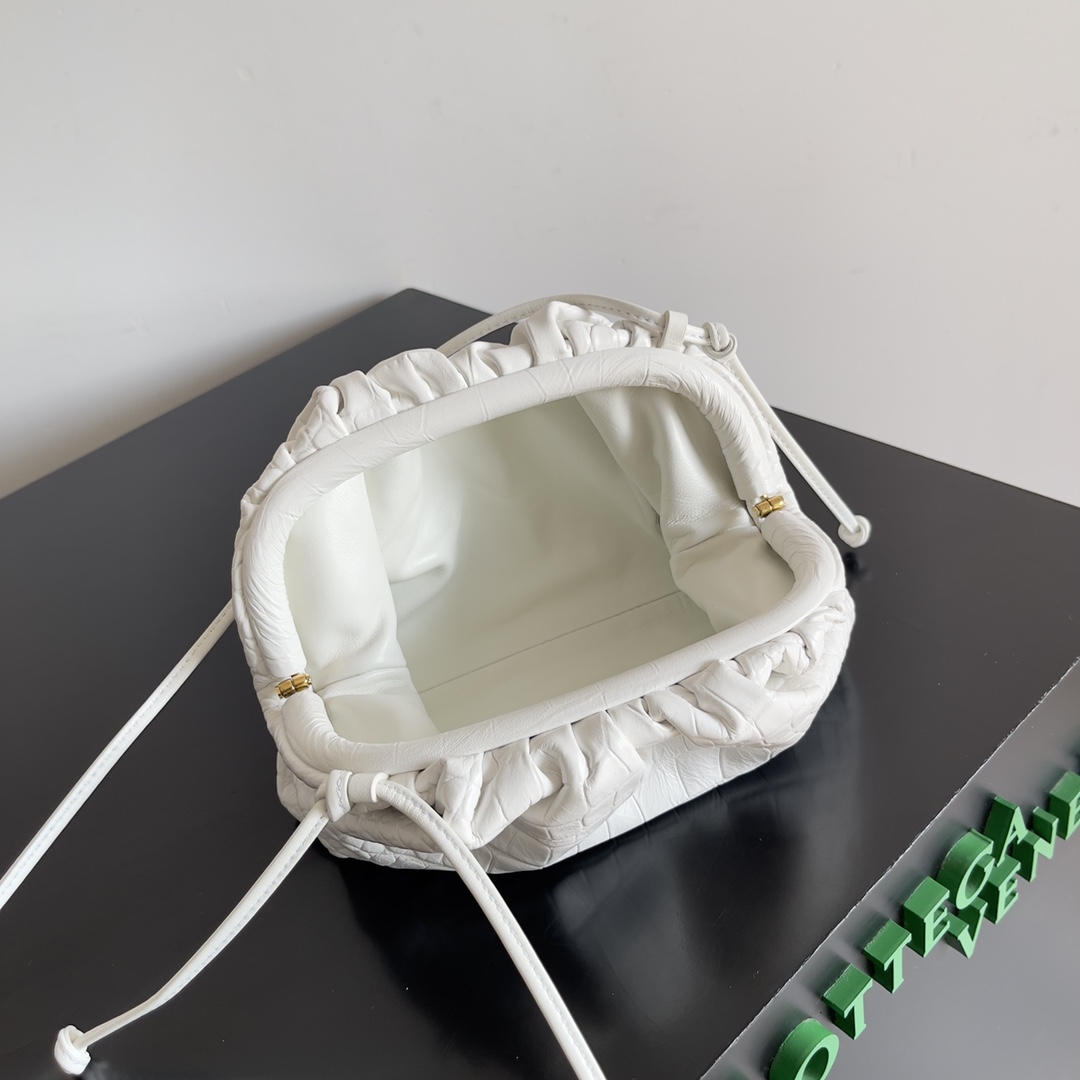 BV-Crocodile Print Cloud Bag