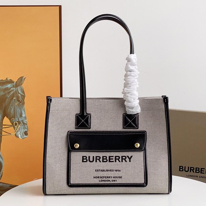 Burbuerry-canvas tote