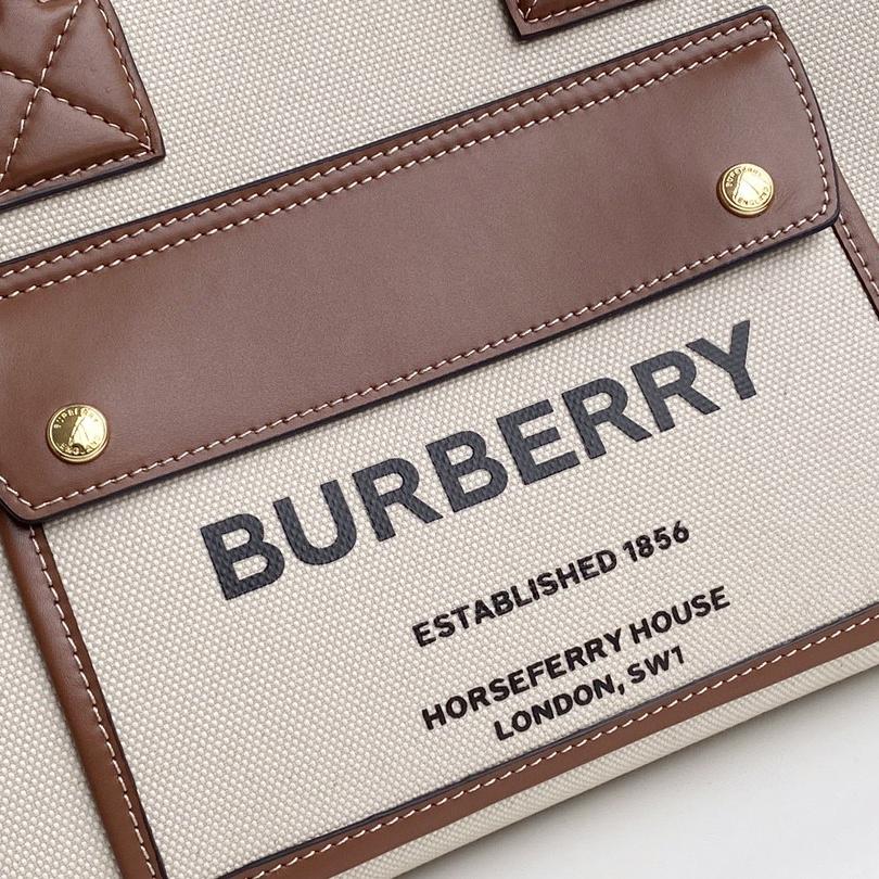Burbuerry-canvas tote