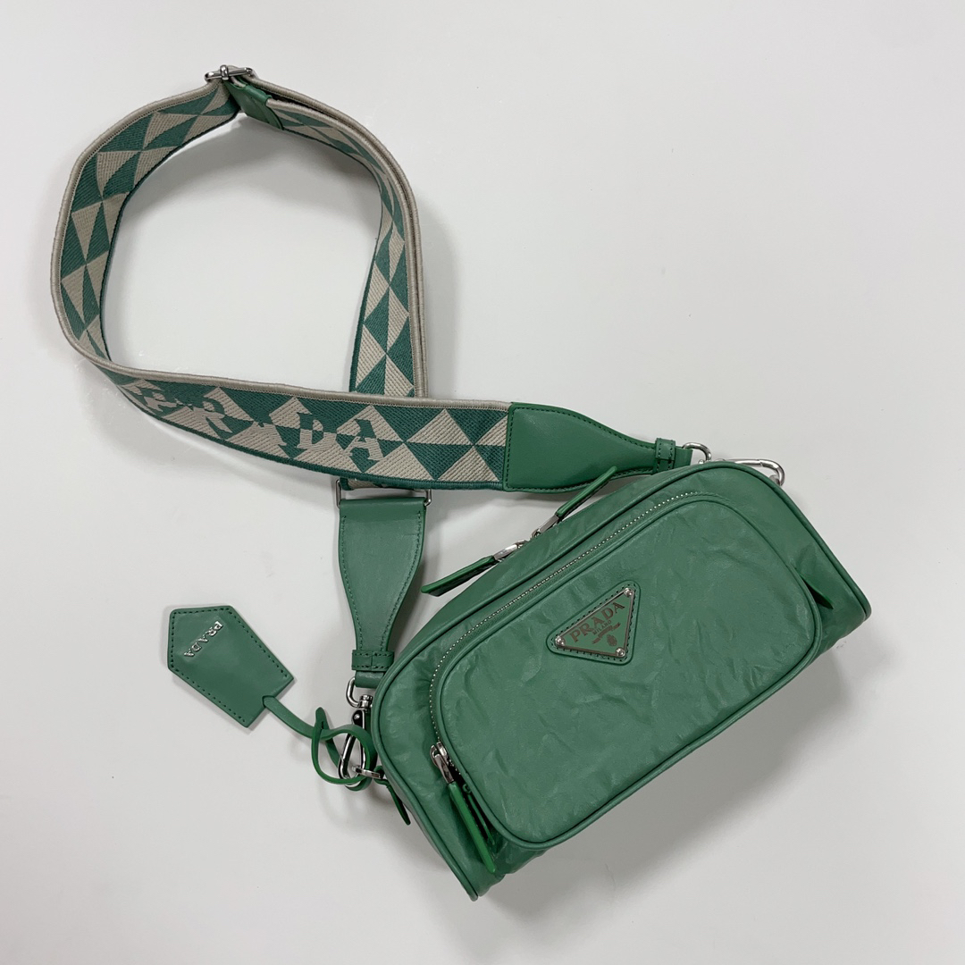 Prada-Vintage sheepskin shoulder bag