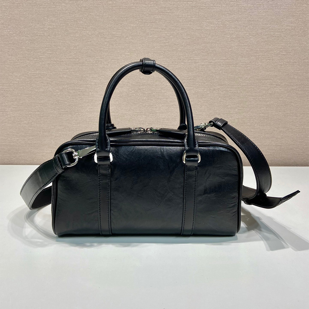Prada-Boston Sheepskin Tote Bag