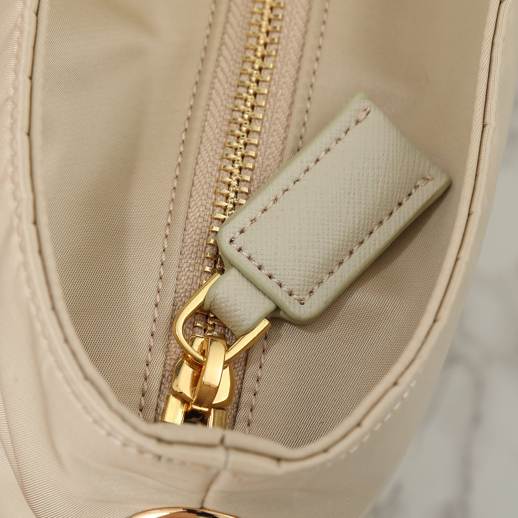 Prada-Nylon Lattice Crossbody Bag