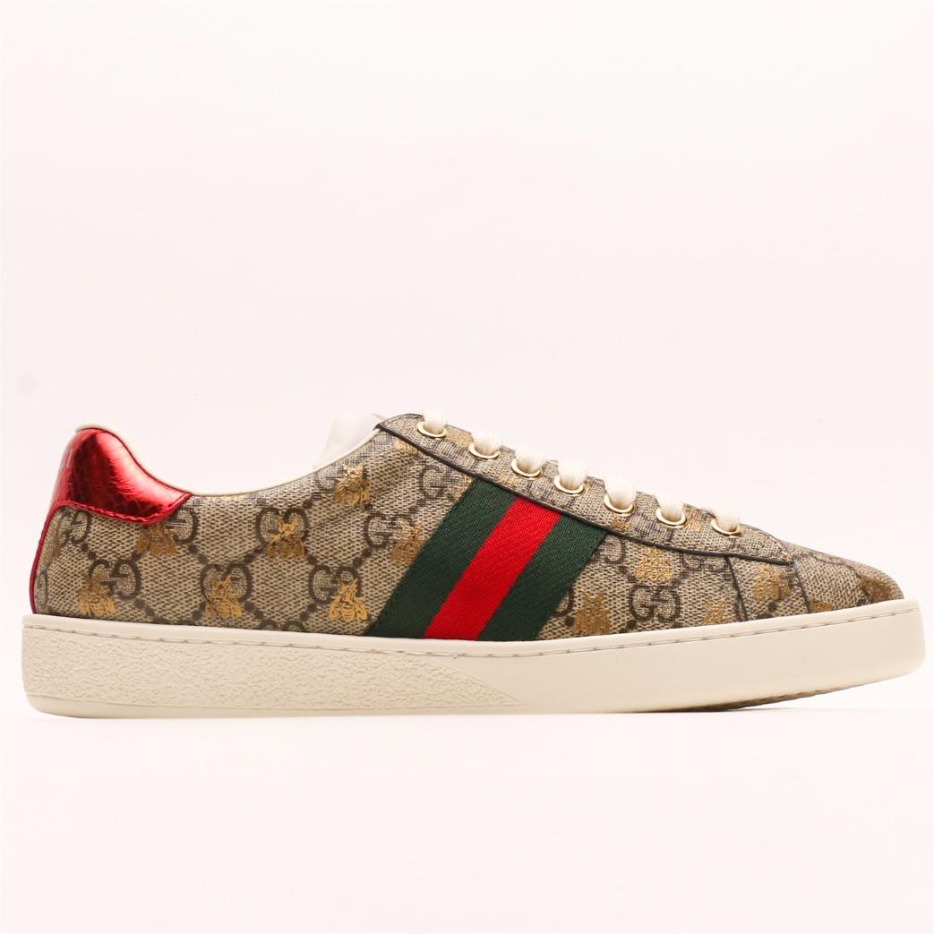 GUCCI-Couple style white shoes