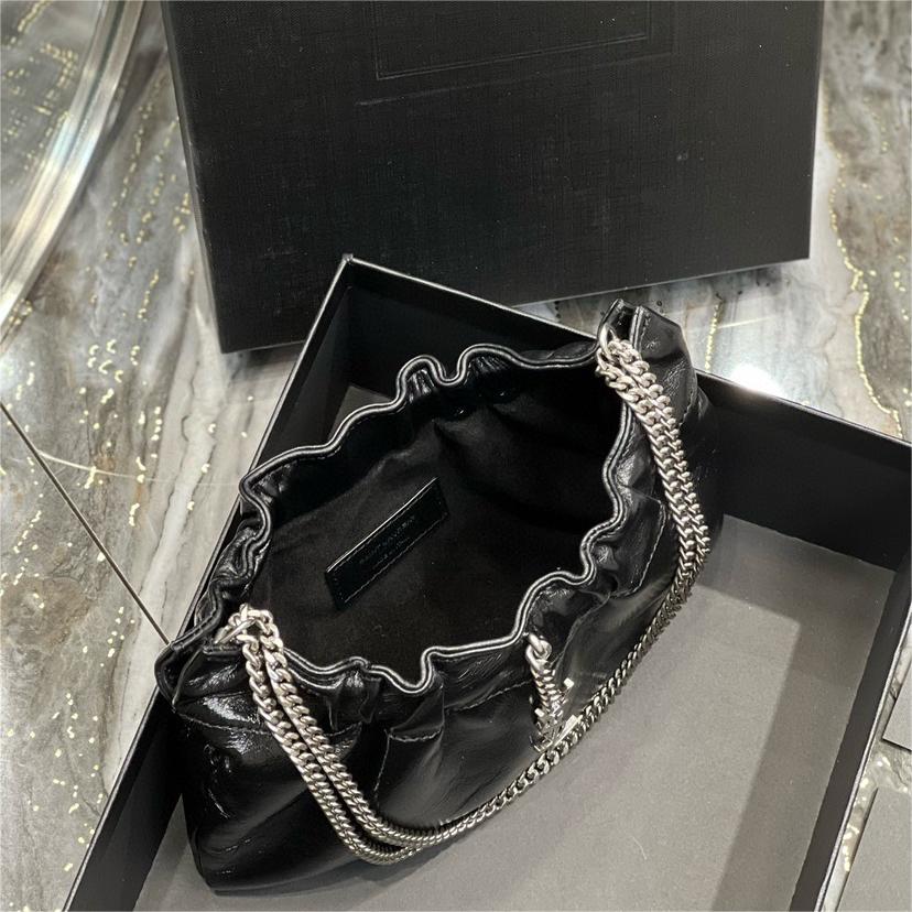 YSL-mini leather shoulder bag