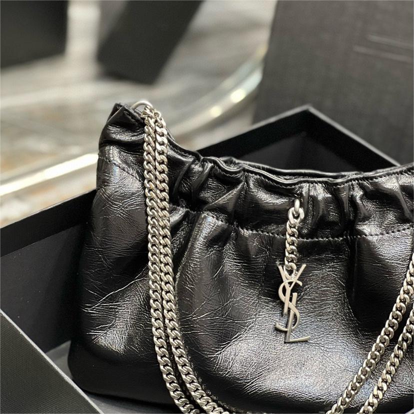 YSL-mini leather shoulder bag