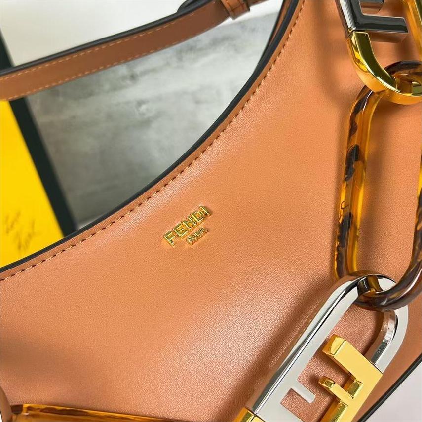 Fendi o'lock Half Moon Armpit Bag