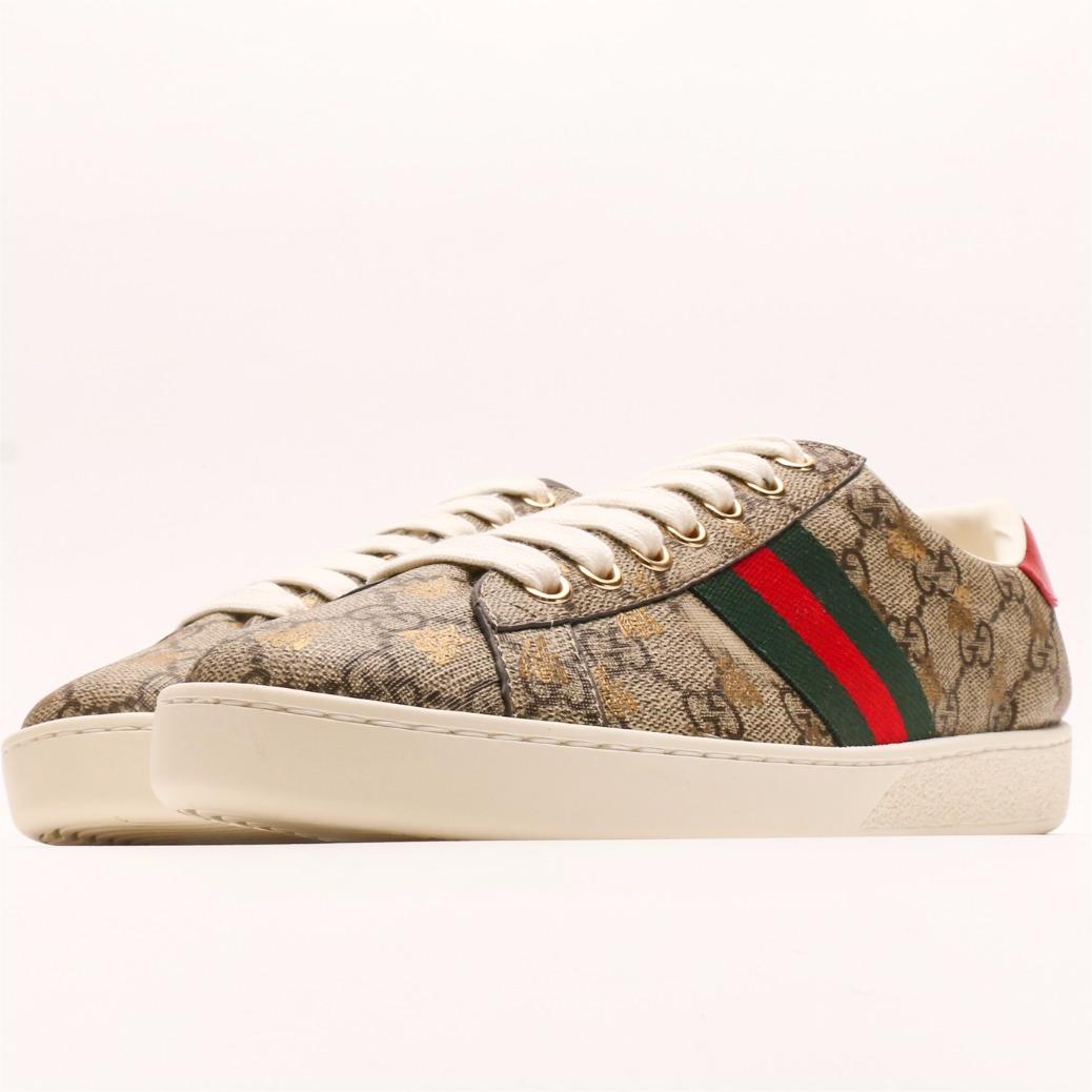 GUCCI-Couple style white shoes
