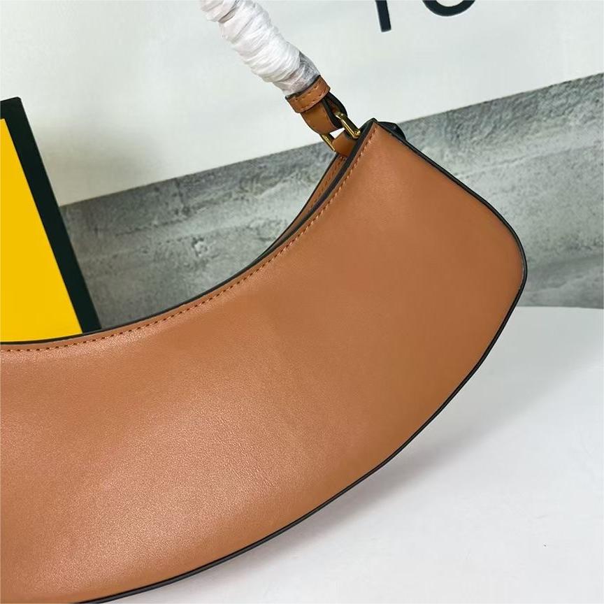 Fendi o'lock Half Moon Armpit Bag