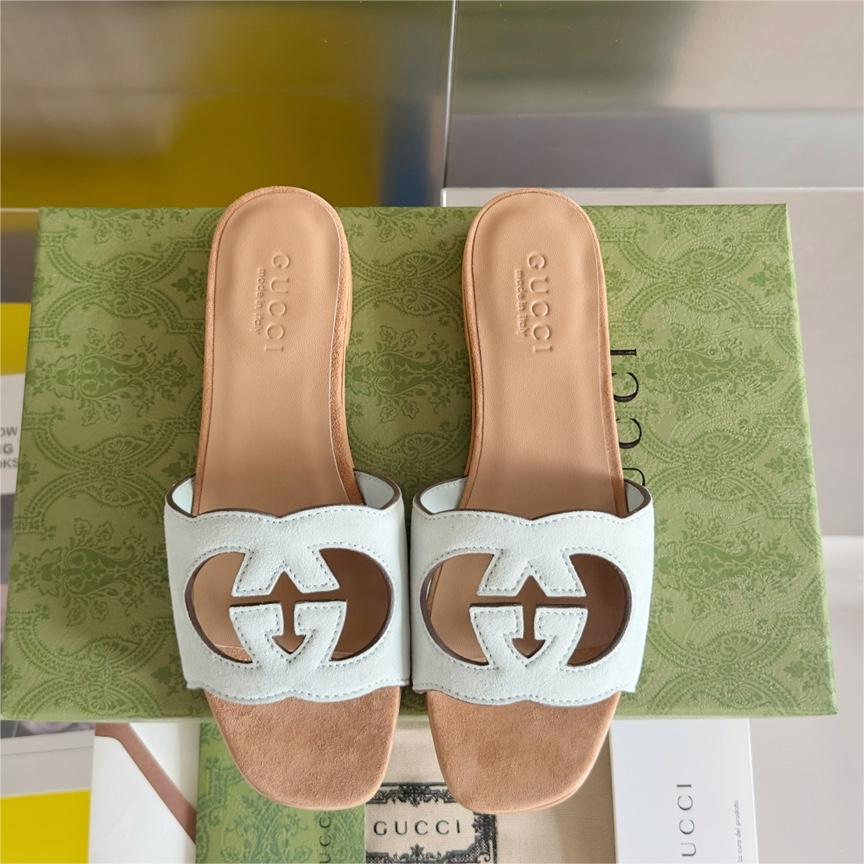 Gucci-Lido series Interlocking Sandals
