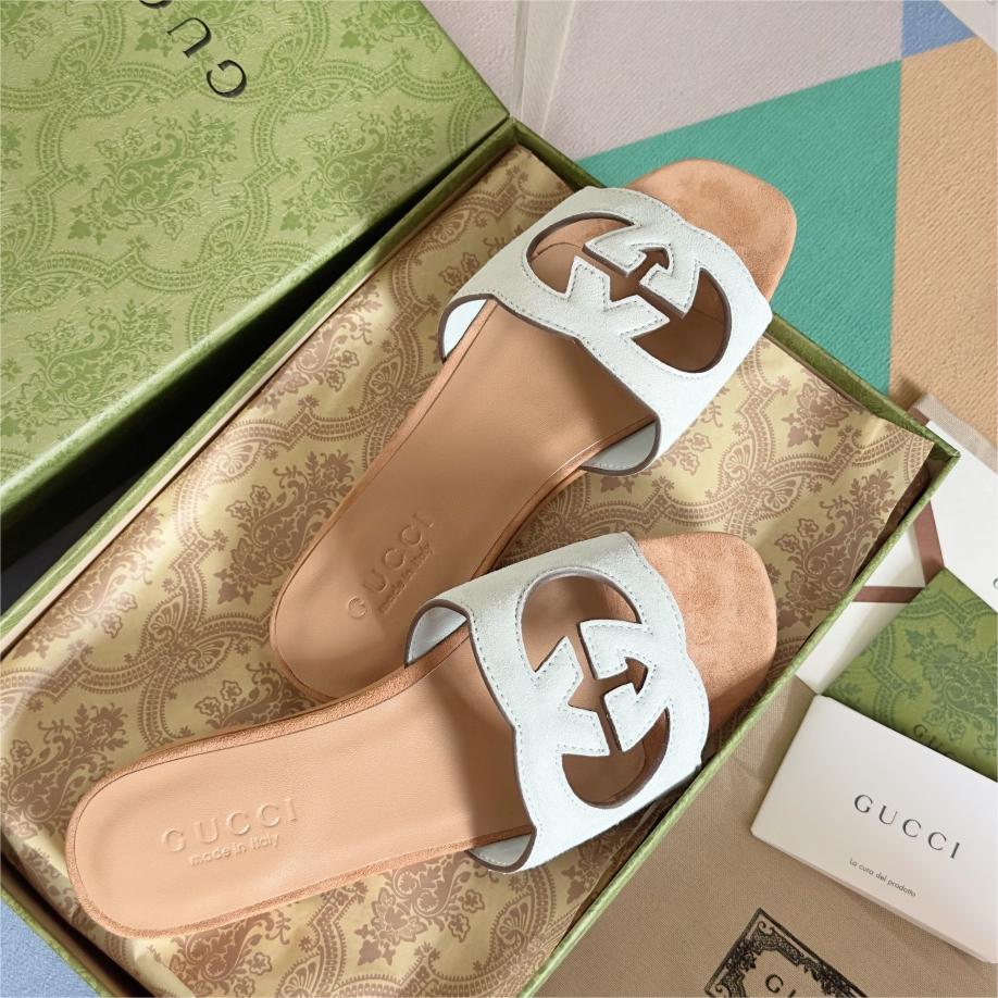 Gucci-Lido series Interlocking Sandals