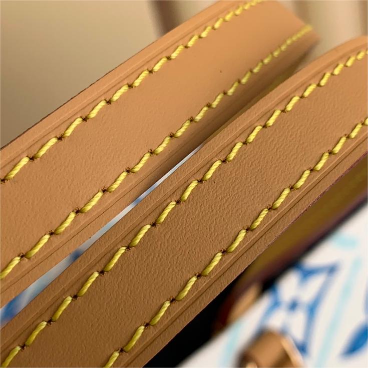 LV-by the Pool on the Go Medium Blue Tote Bag