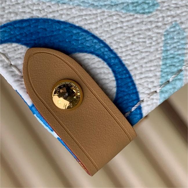 LV-by the Pool on the Go Medium Blue Tote Bag