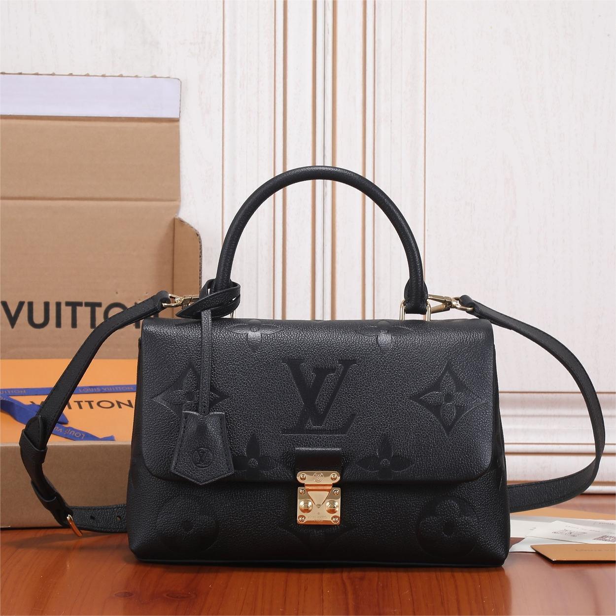 LV-MADELEINE Medium Black Handbag