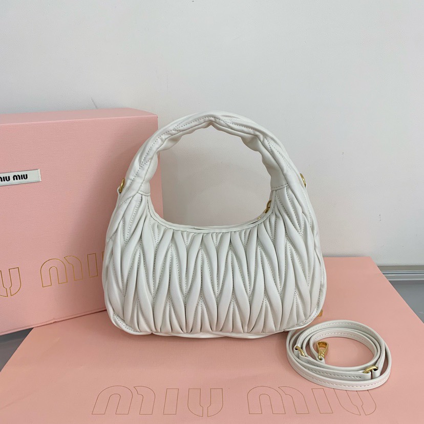 MIU MIU-Wander matelasse Hobo