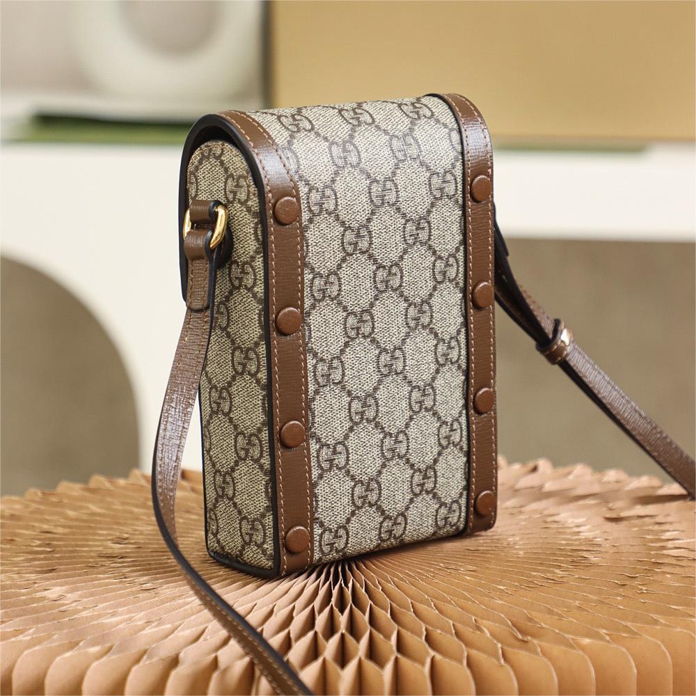 GUCCI-Ma Xian Kou 1955 series phone bag