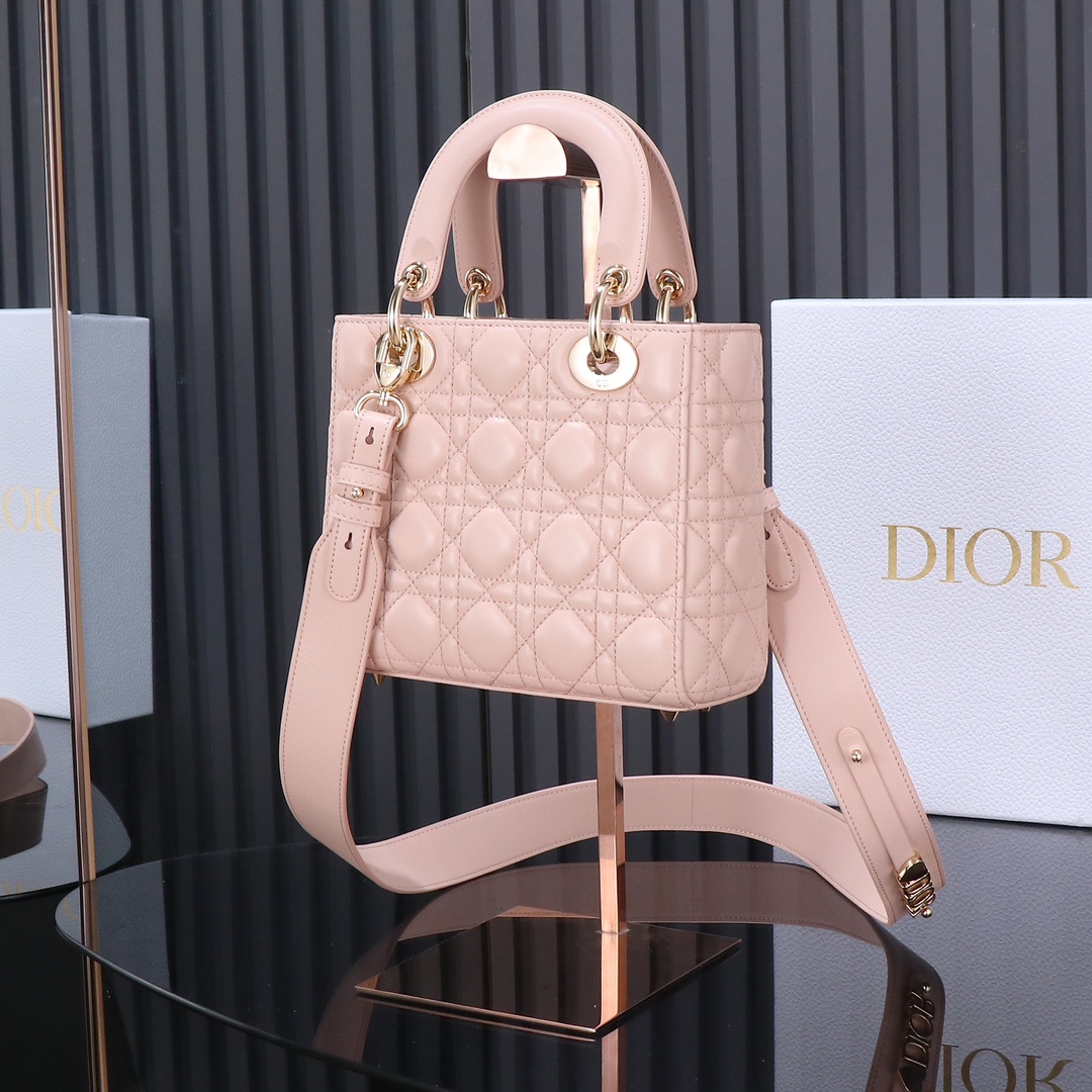 DIOR-Small size Lady Dior handbag