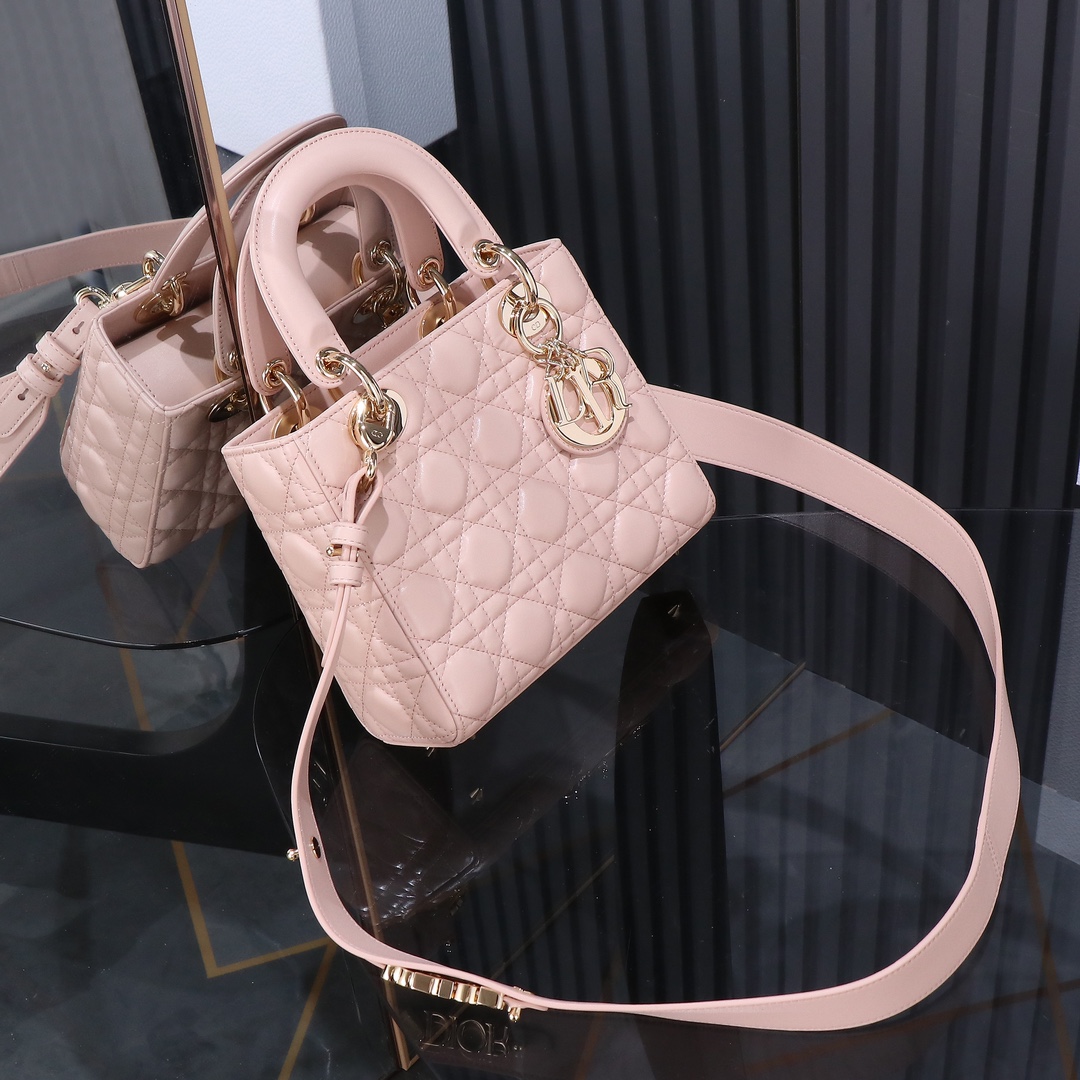 DIOR-Small size Lady Dior handbag