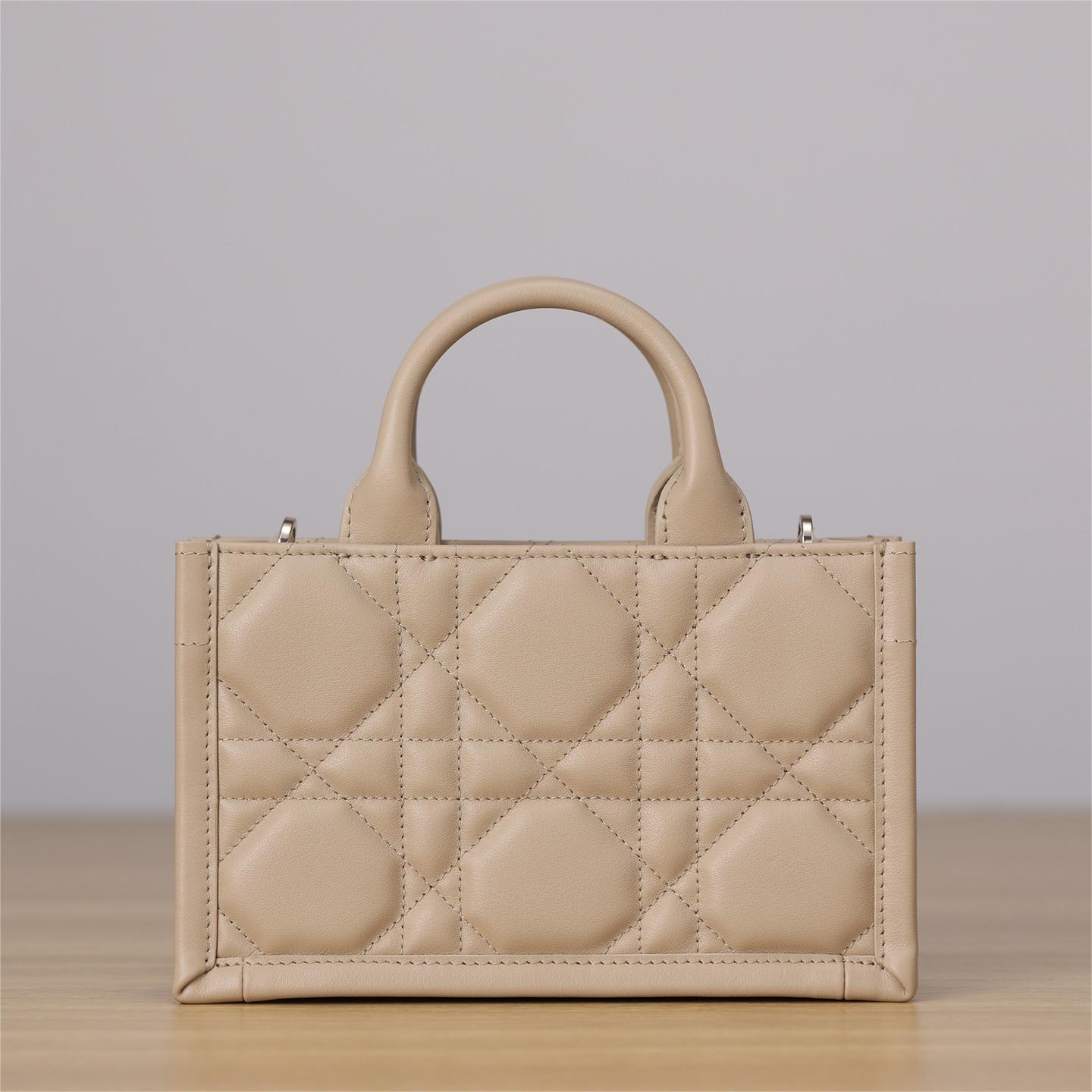 DIOR-Mini Book Tote beige handbag