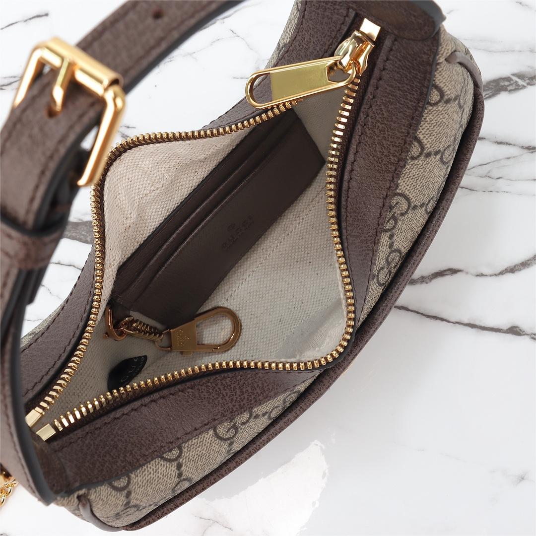 GUCCI-Oidia Series Half Moon Mini Handbag