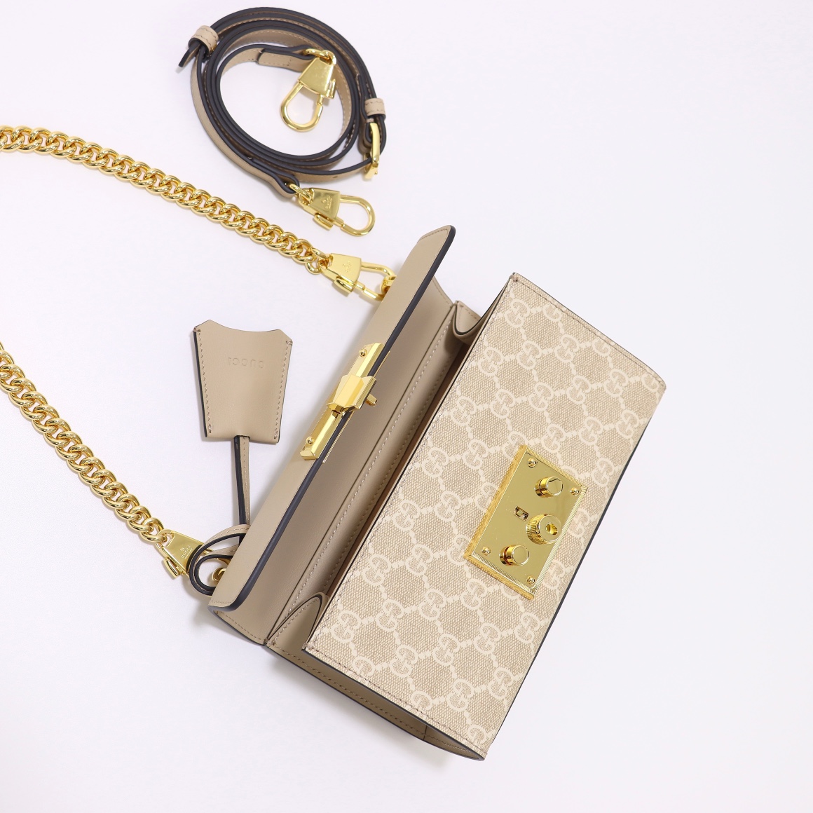 GUCCI-Padlock Lock Chain Bag