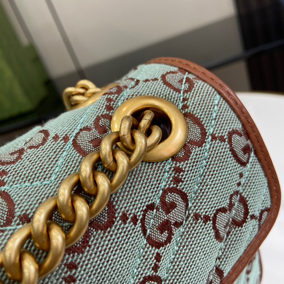 GUCCI-Marmont Series Cowboy Small Shoulder Backpack
