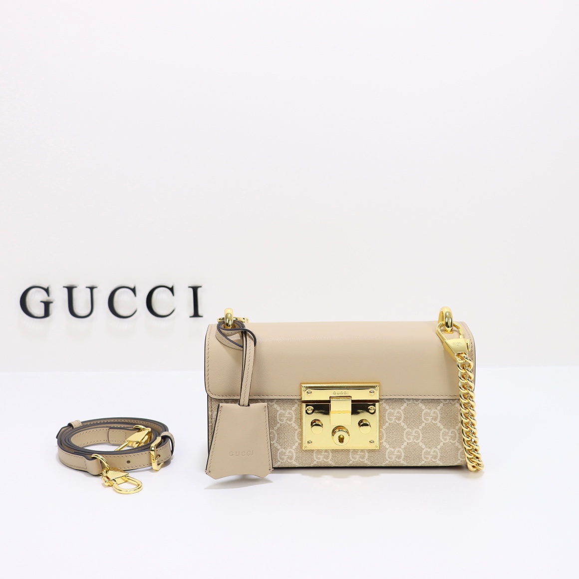 GUCCI-Padlock Lock Chain Bag