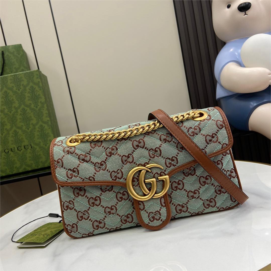 GUCCI-Marmont Series Cowboy Small Shoulder Backpack