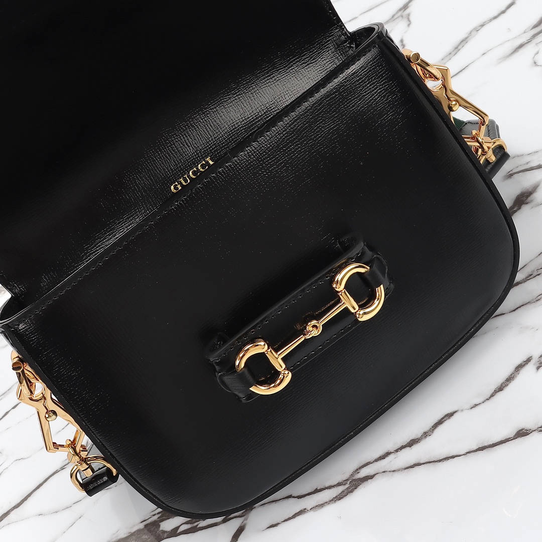 Gucci-1955 Horsebit Bag with Buckle and Saddle