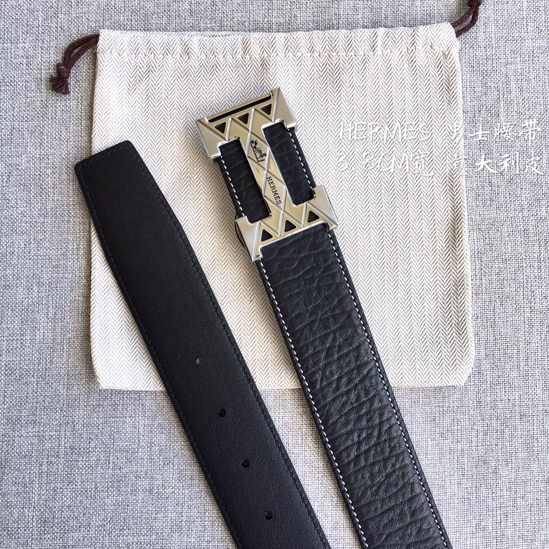 Hermes-h dancre belt buckle & 38mm