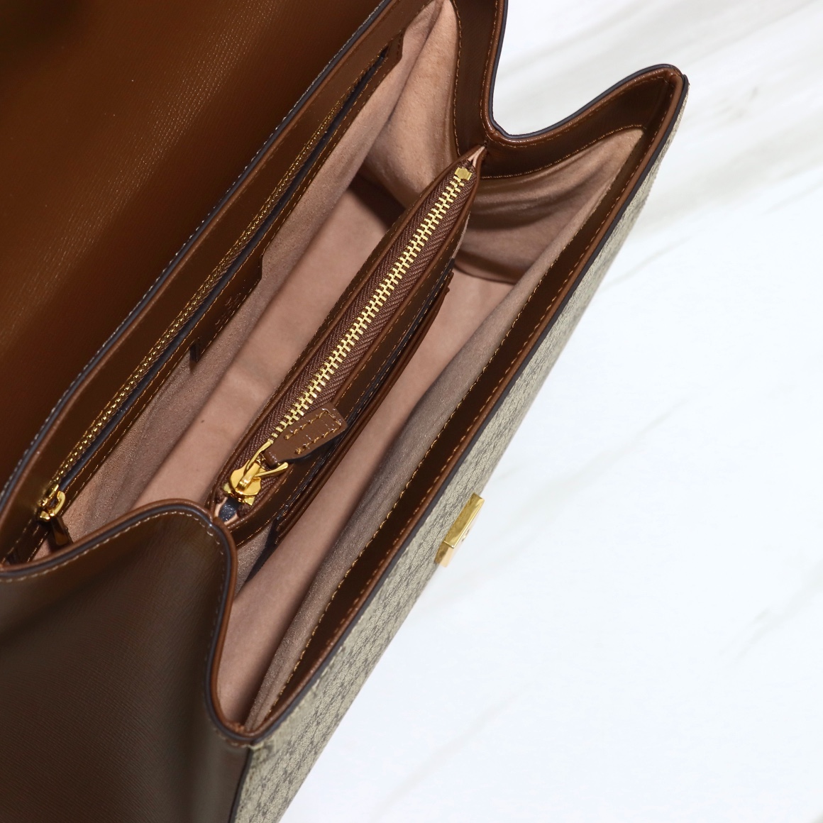 GUCCI-Horsebit 1955 series medium-sized handbag