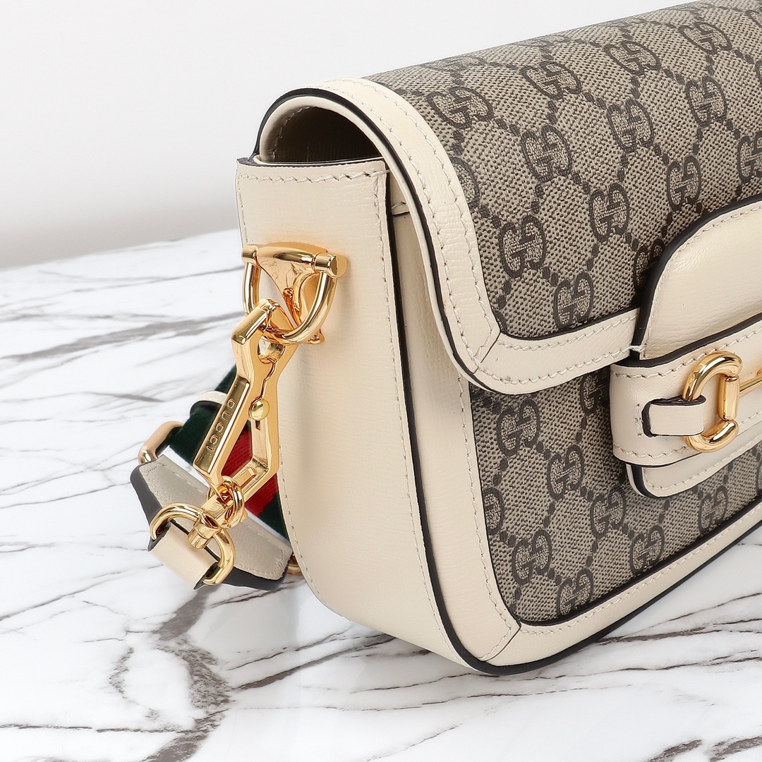 GUCCI-1955 series Saddle bag Mini with detachable shoulder strap