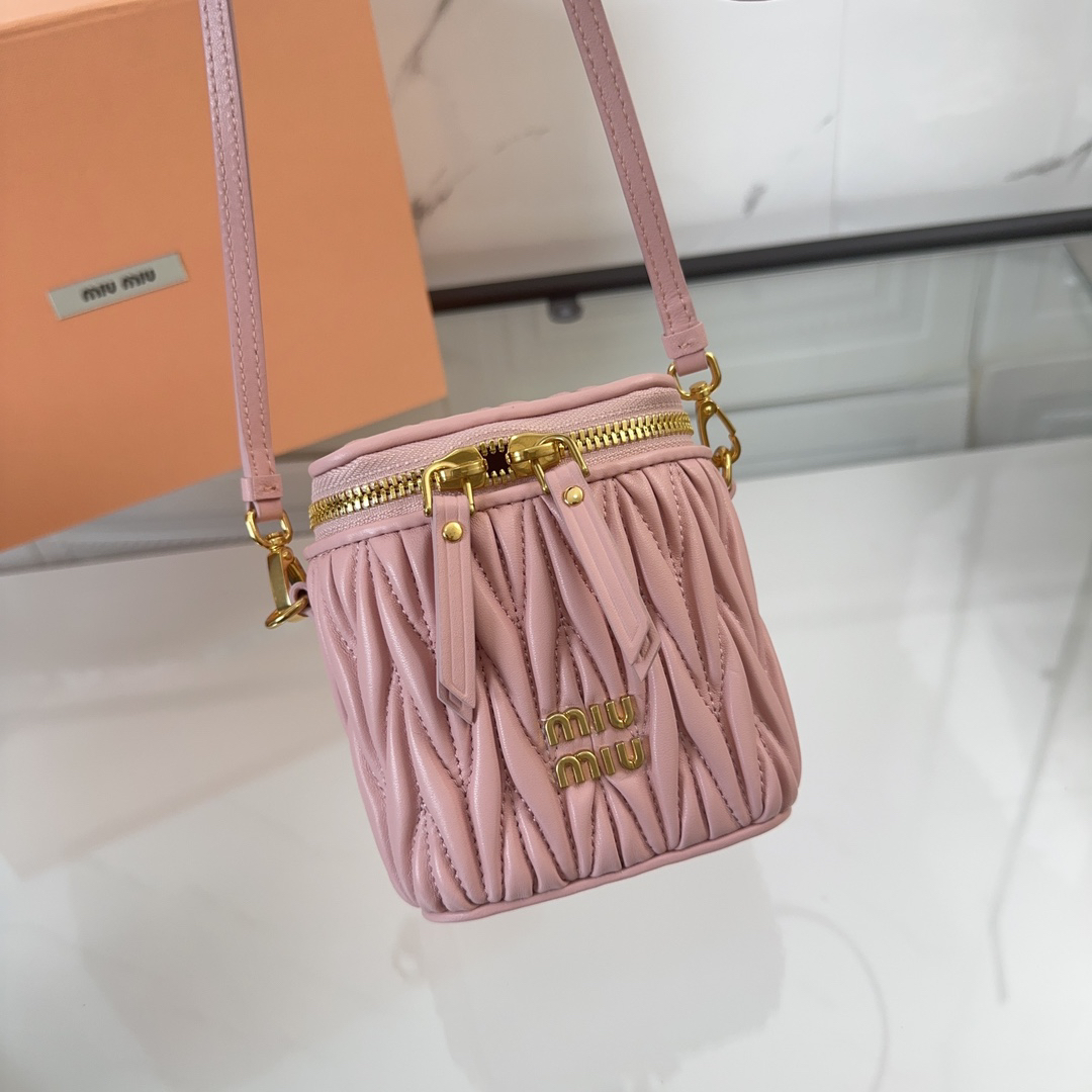 MIU MIU-Matelass é soft sheepskin ultra mini handbag