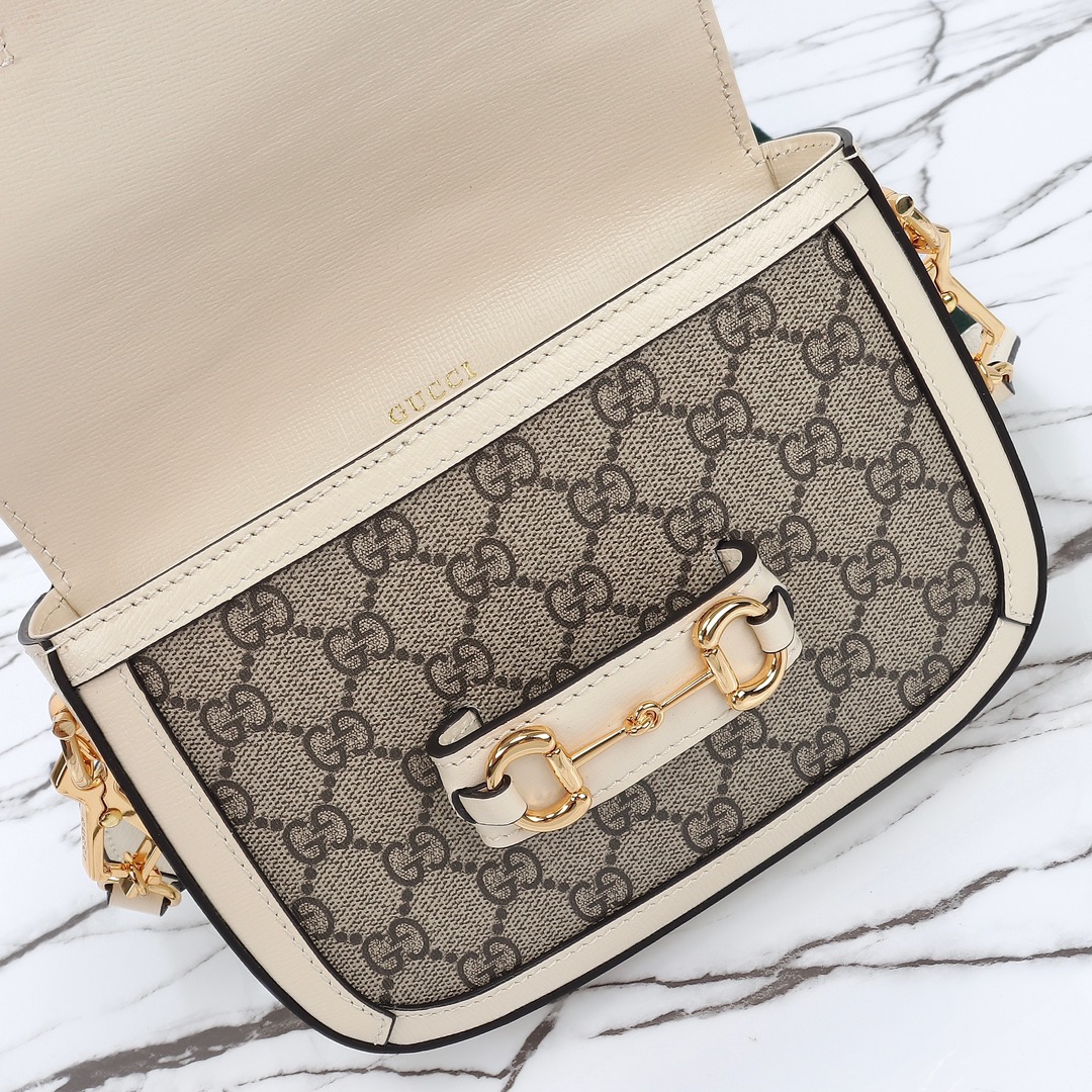 GUCCI-1955 series Saddle bag Mini with detachable shoulder strap