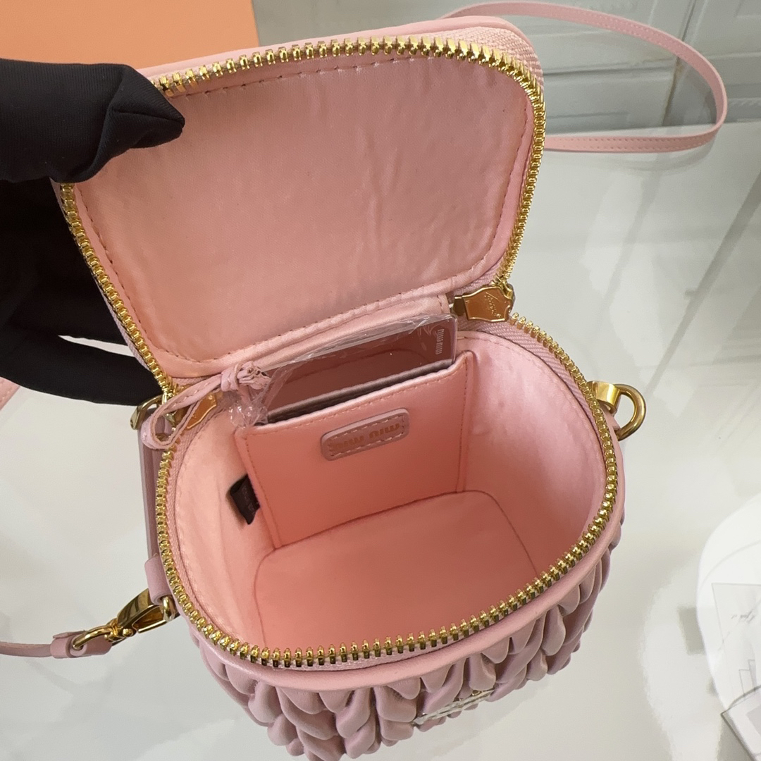 MIU MIU-Matelass é soft sheepskin ultra mini handbag