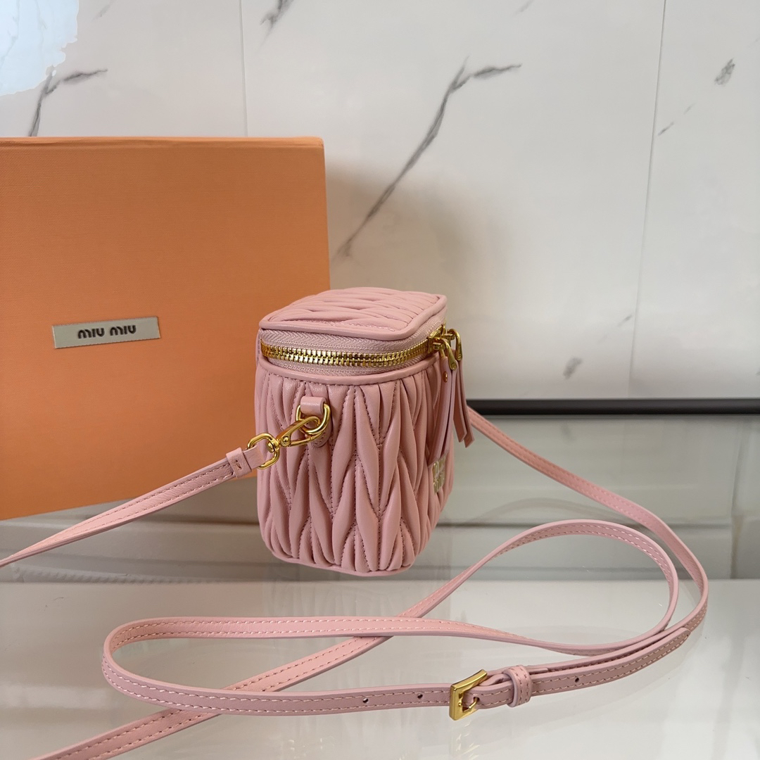 MIU MIU-Matelass é soft sheepskin ultra mini handbag
