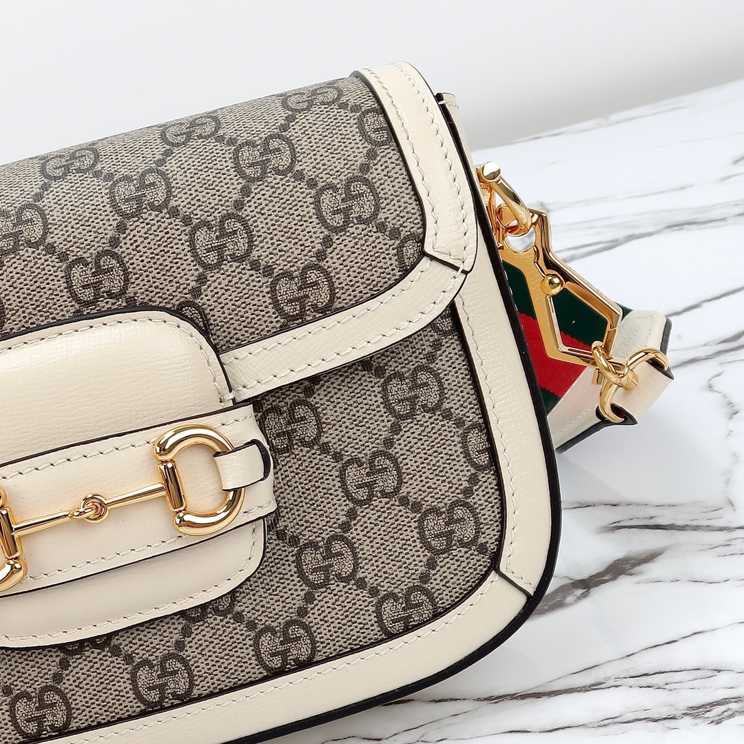 GUCCI-1955 series Saddle bag Mini with detachable shoulder strap