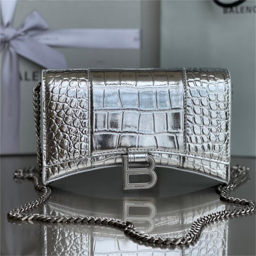 Balenciaga-HOURGLASS Chain Wallet